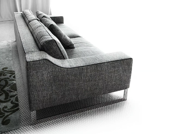 INDIZIO - Fabric sofa by ERBA ITALIA - view 2